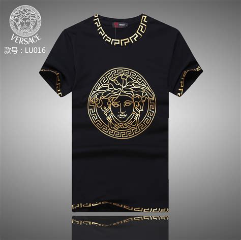 versace mens t shirt replica|Versace t shirt men's price.